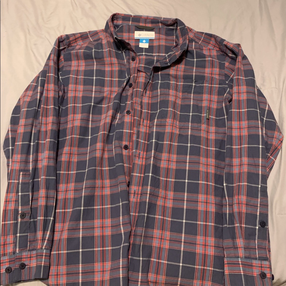 Columbia long sleeve button down